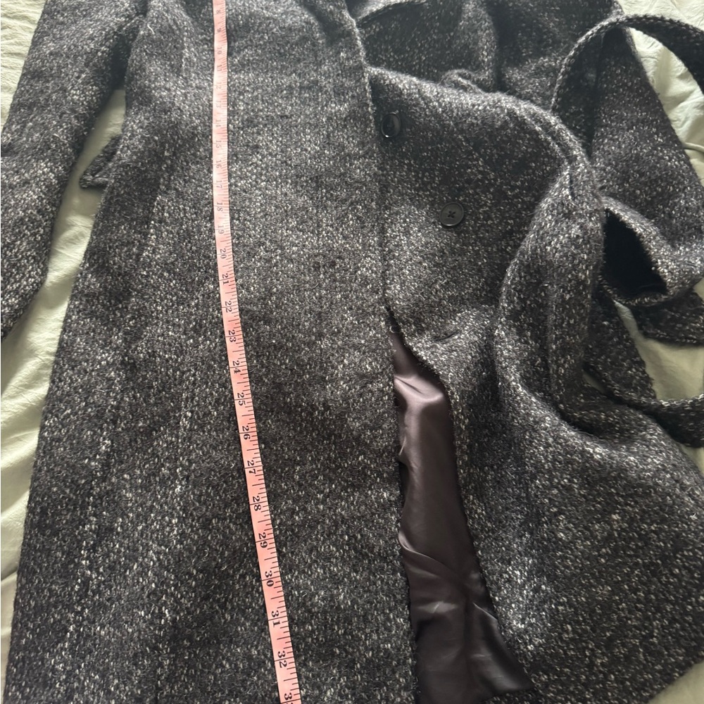 Babaton Charcoal Double-Breasted Trench Coat - Picture 6 of 6